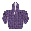 Ka-Ching Graffiti Purple Hoodie - Unisex Pullover, Streetwear Fashion, Casualwear, Unique Graphic Sweatshirt, Gift for Creative Souls