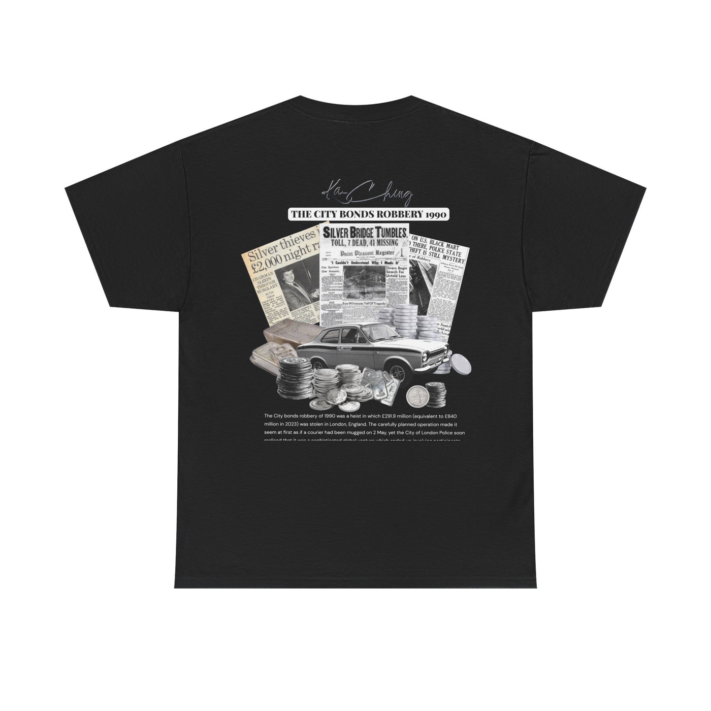 Silver Edition Tee with Retro Design