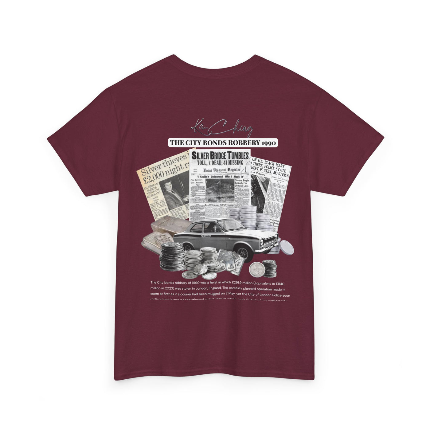 Silver Edition Tee with Retro Design