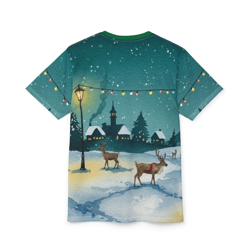 Painted Christmas Scene Tee