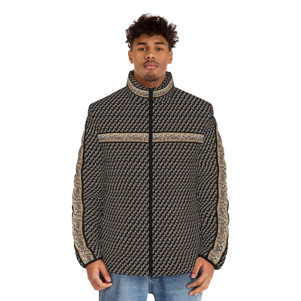 Ka-Ching Tan designer print Puffer Jacket limited edition