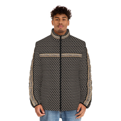Ka-Ching Tan designer print Puffer Jacket limited edition