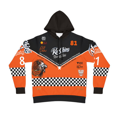 Ka-Ching Racing Hoodie unisex Motorsport Fans Orange