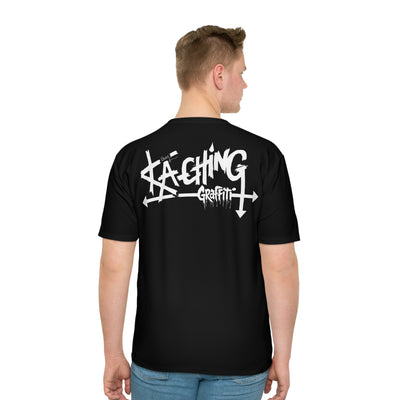 Ka-Ching Graffiti T-Shirt, Streetwear Tee, Casual Wear, Summer Style Black