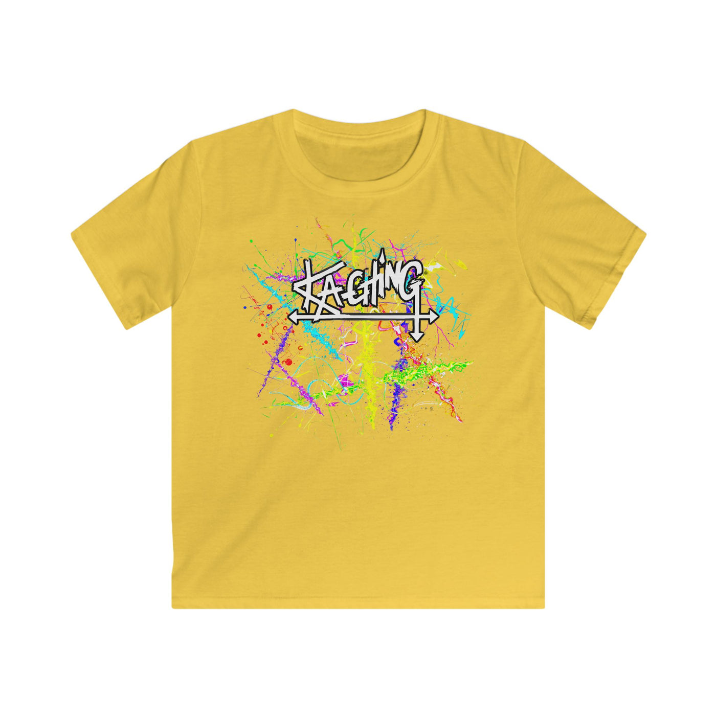 Ka-Ching Kids Neon Tee -