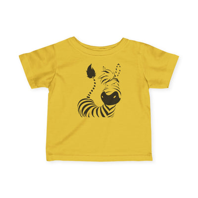 Cute Zebra Infant Tee, Baby Animal Shirt