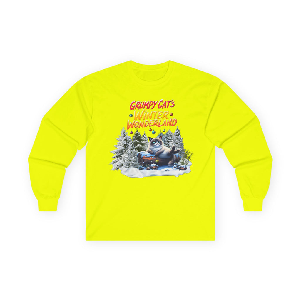 Grumpy Cat's Winter Wonderland Unisex Sleeve Tee. 1 '