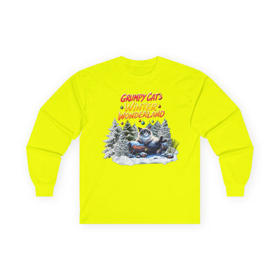 Grumpy Cat's Winter Wonderland Unisex Sleeve Tee. 1 '