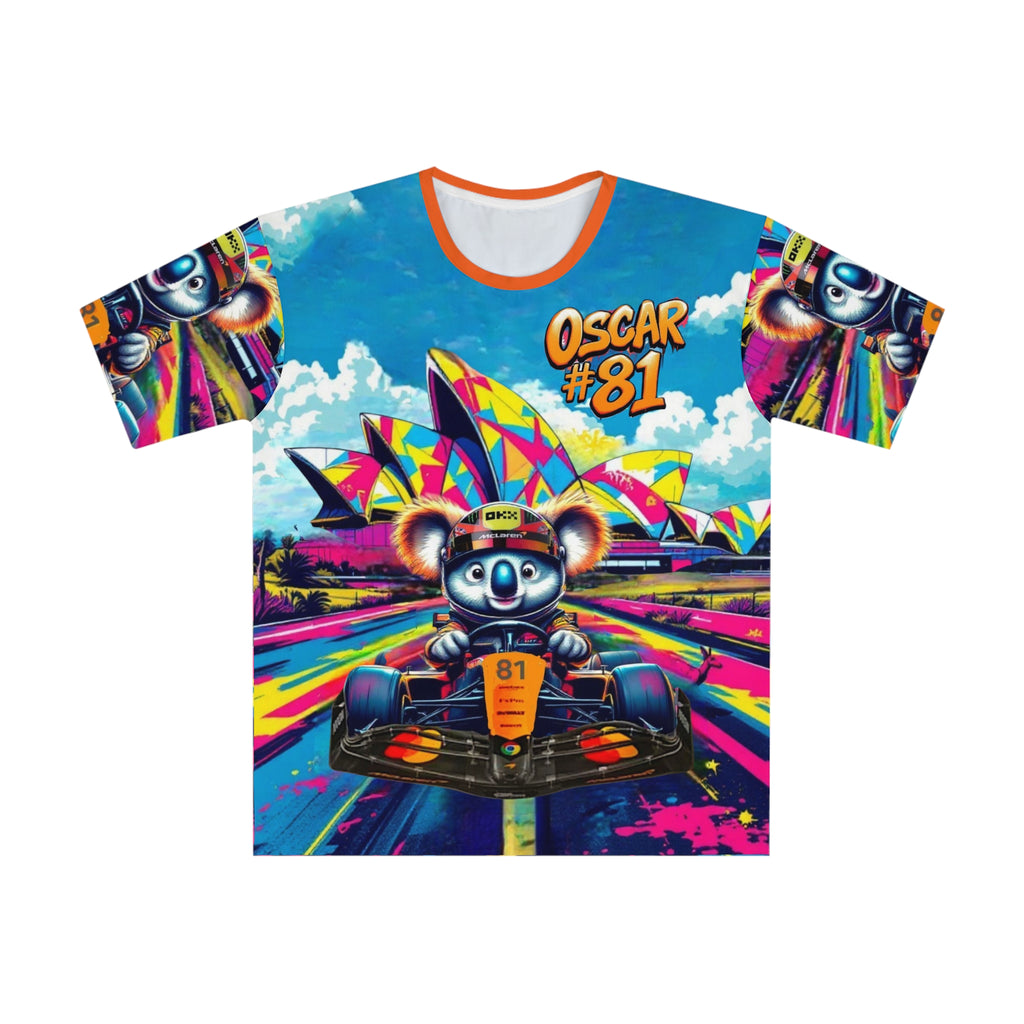 Australia #81 Loose T-Shirt - Colorful Racing Design- Perfect for Motorsport Fans