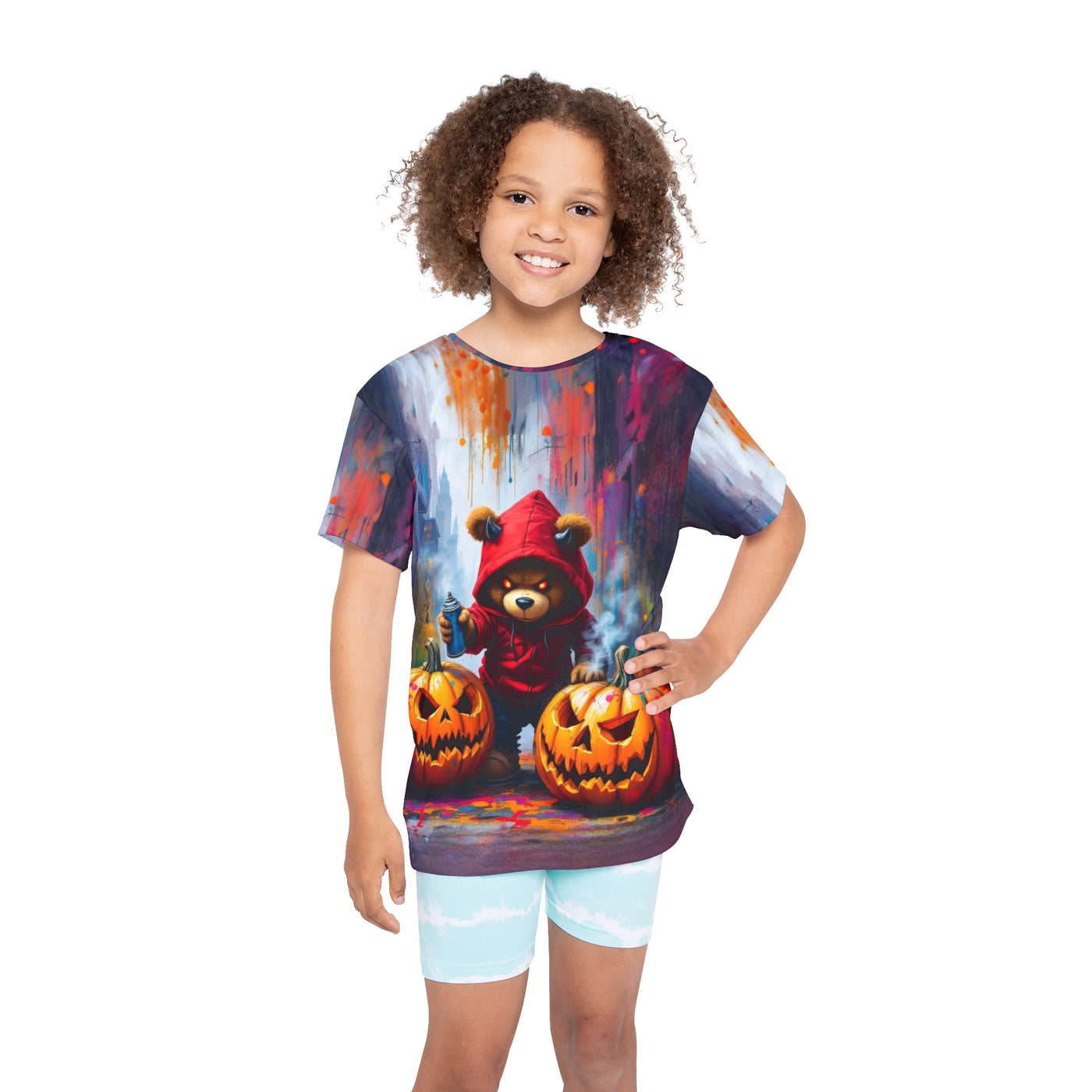 Graffiti Bears Halloween Adventures Unisex kids Tee