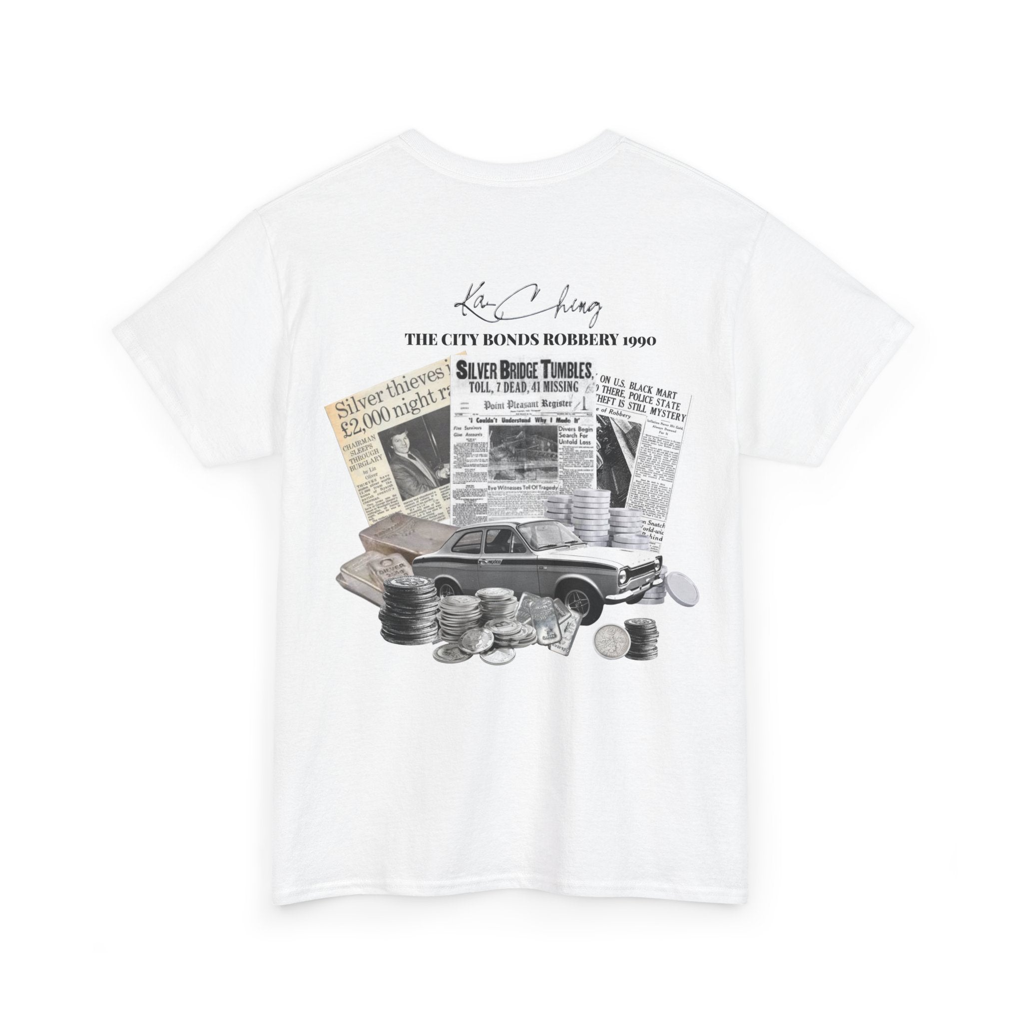 Silver Edition Tee with Retro Design