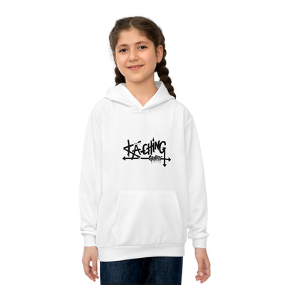 Ka-Ching Graffiti Children's Hoodie, Playful Kids Sweatshirt, Stylish Hoodie, Trendy Youth Apparel, Perfect for Gift, Streetwear Style