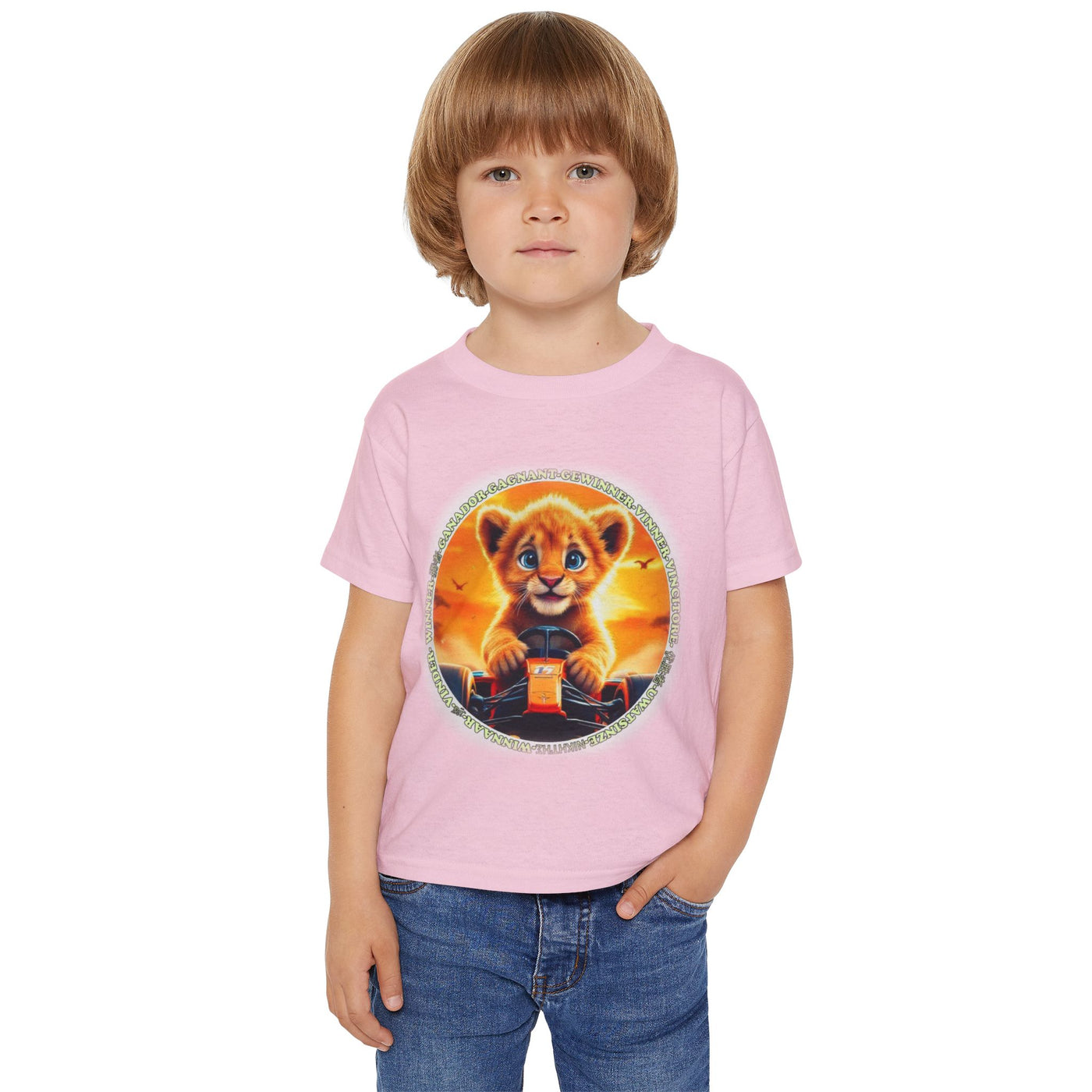 Toddler Lion Graphic T-Shirt - Cute Kids Apparel for Animal Lovers