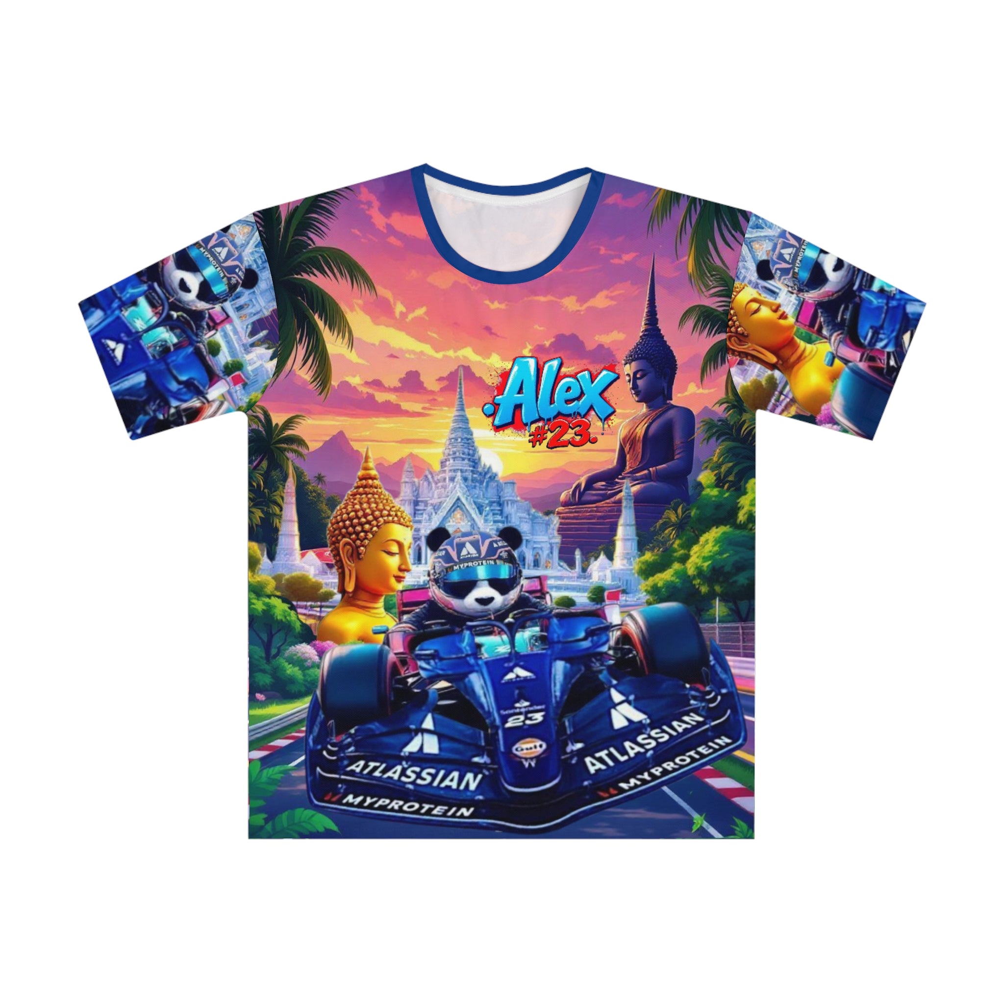 AA #23 T-Shirt - Colorful Racing Design - Perfect for Motorsport Fans