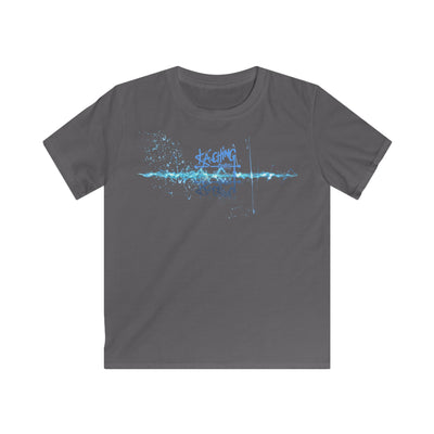 Ka-Ching Kids neon Blue Tee -