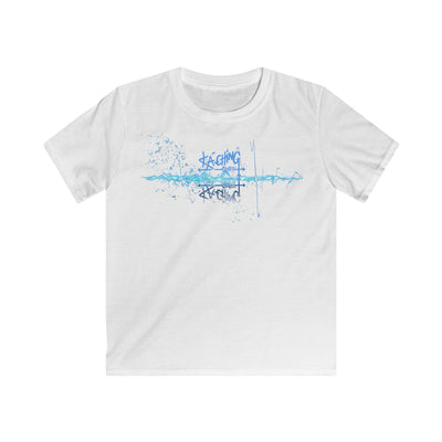 Ka-Ching Kids neon Blue Tee -
