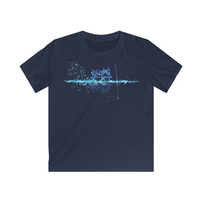 Ka-Ching Kids neon Blue Tee -