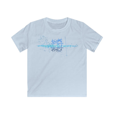 Ka-Ching Kids neon Blue Tee -