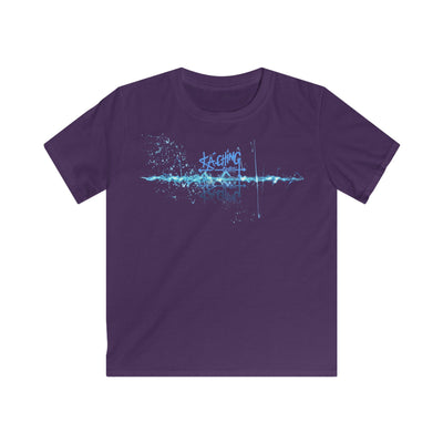 Ka-Ching Kids neon Blue Tee -
