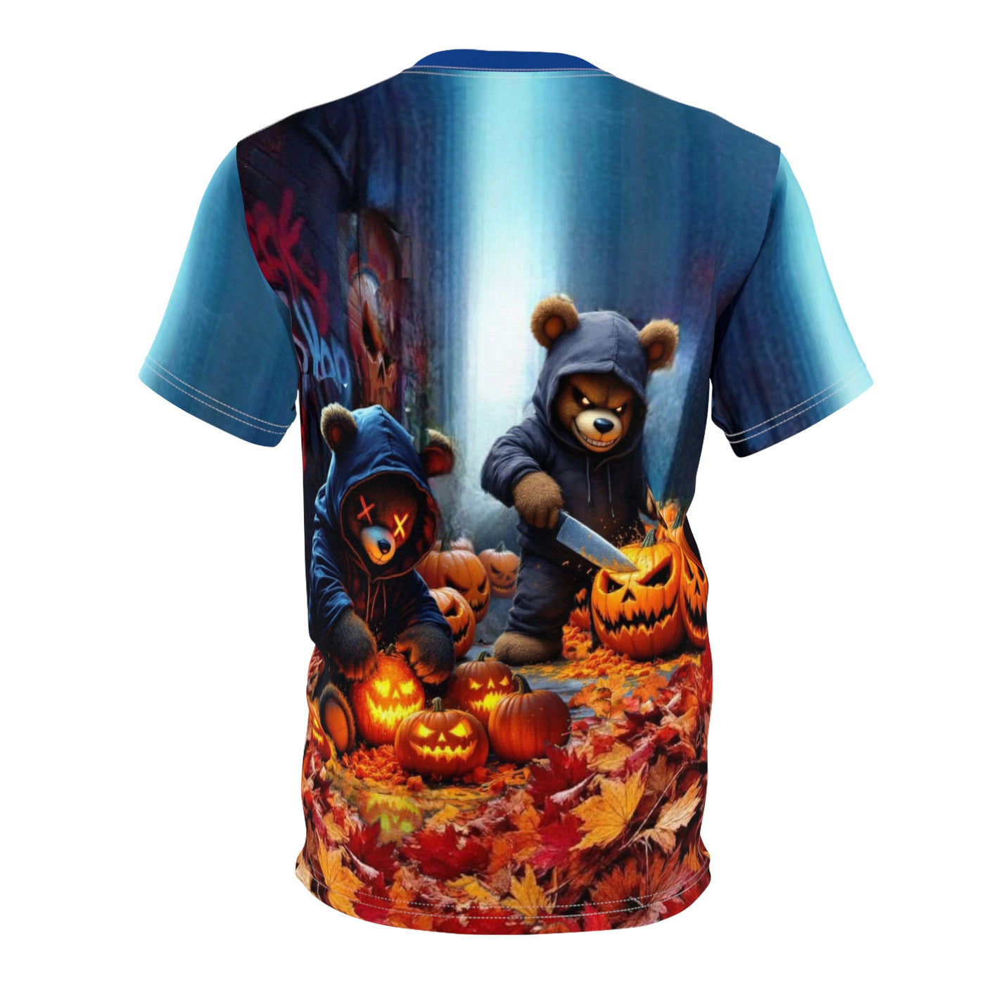 Graffiti Bears pumpkin carving Adventures Unisex Tee