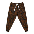 Orange black Track Camo unisex Joggers, Casual Lounge