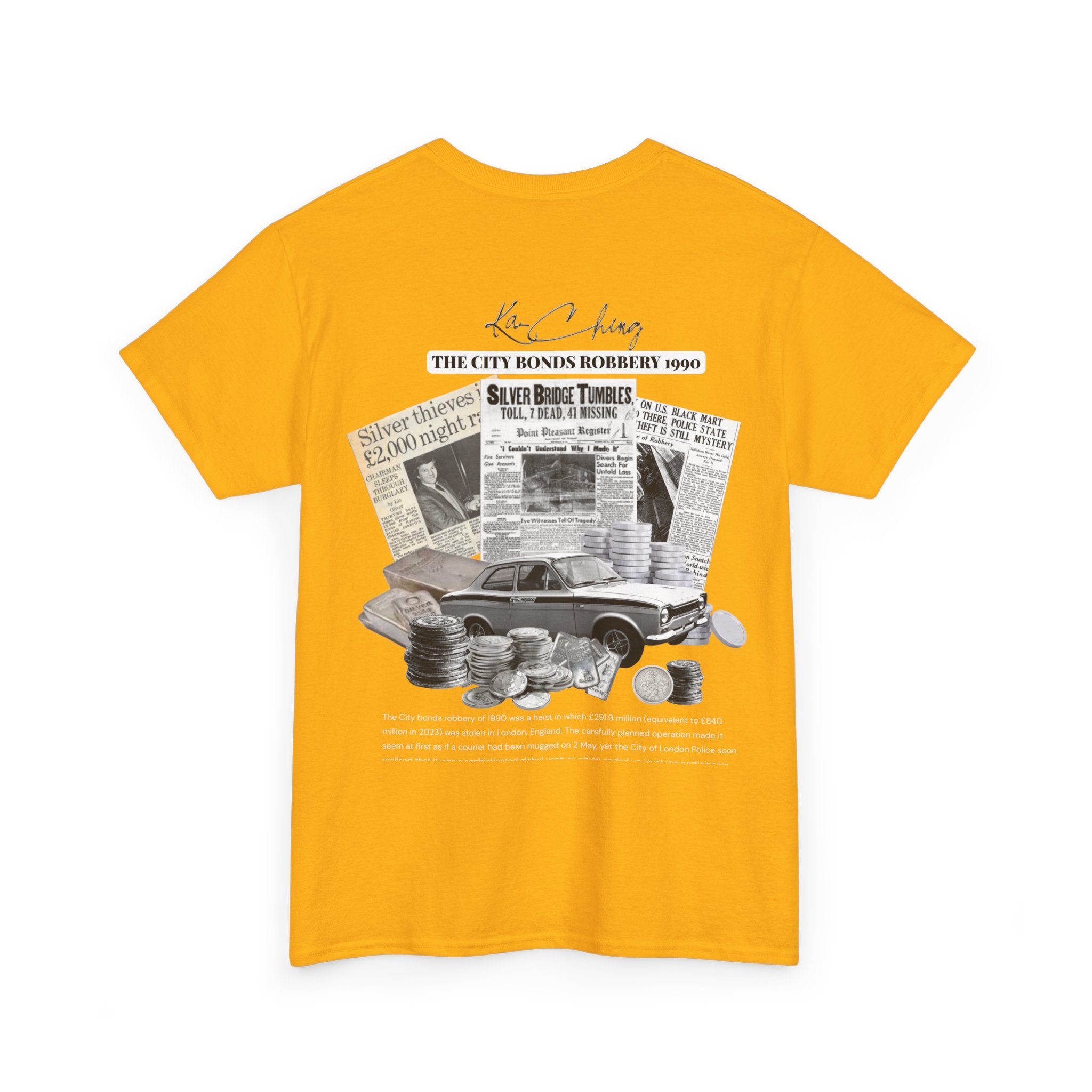 Silver Edition Tee with Retro Design