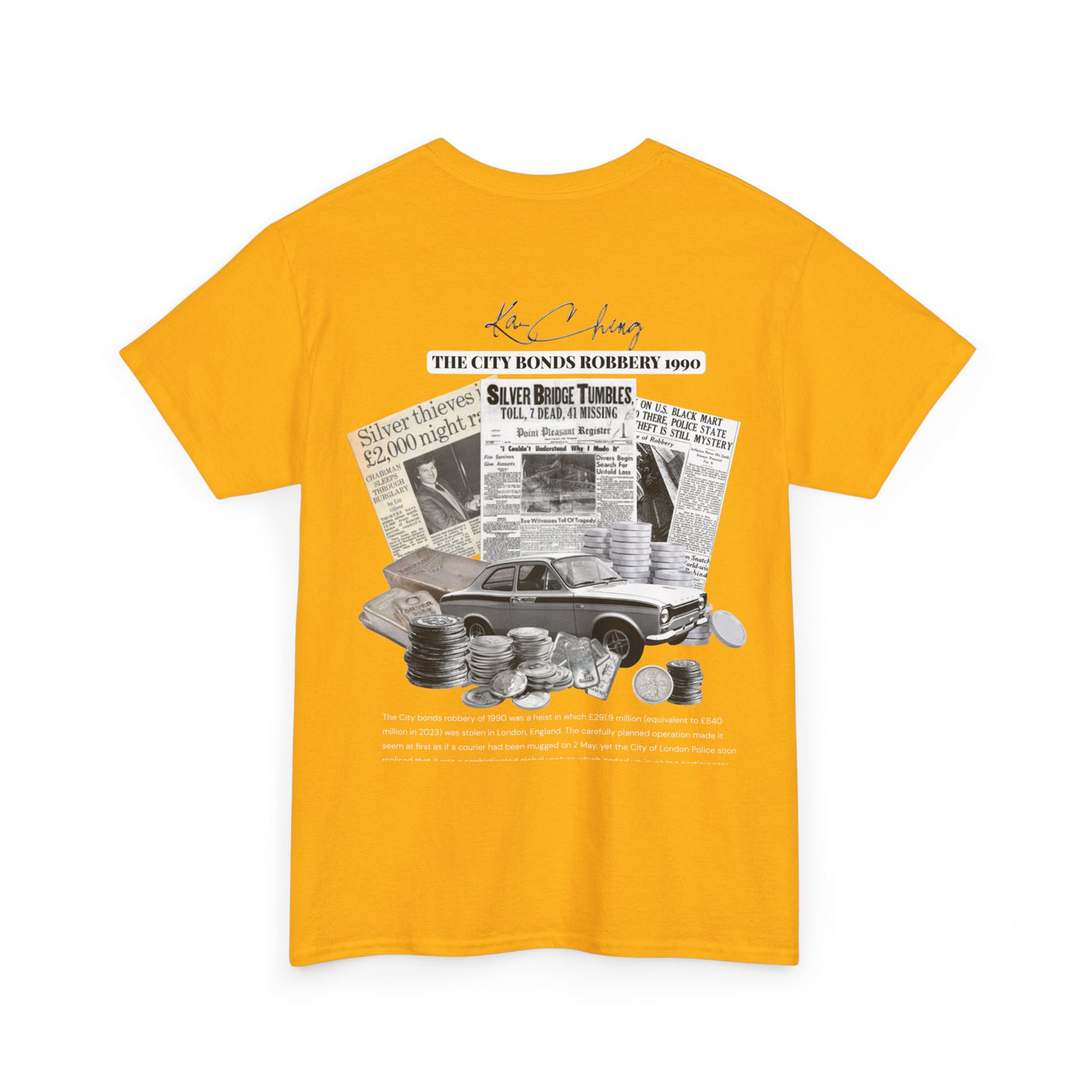 Silver Edition Tee with Retro Design