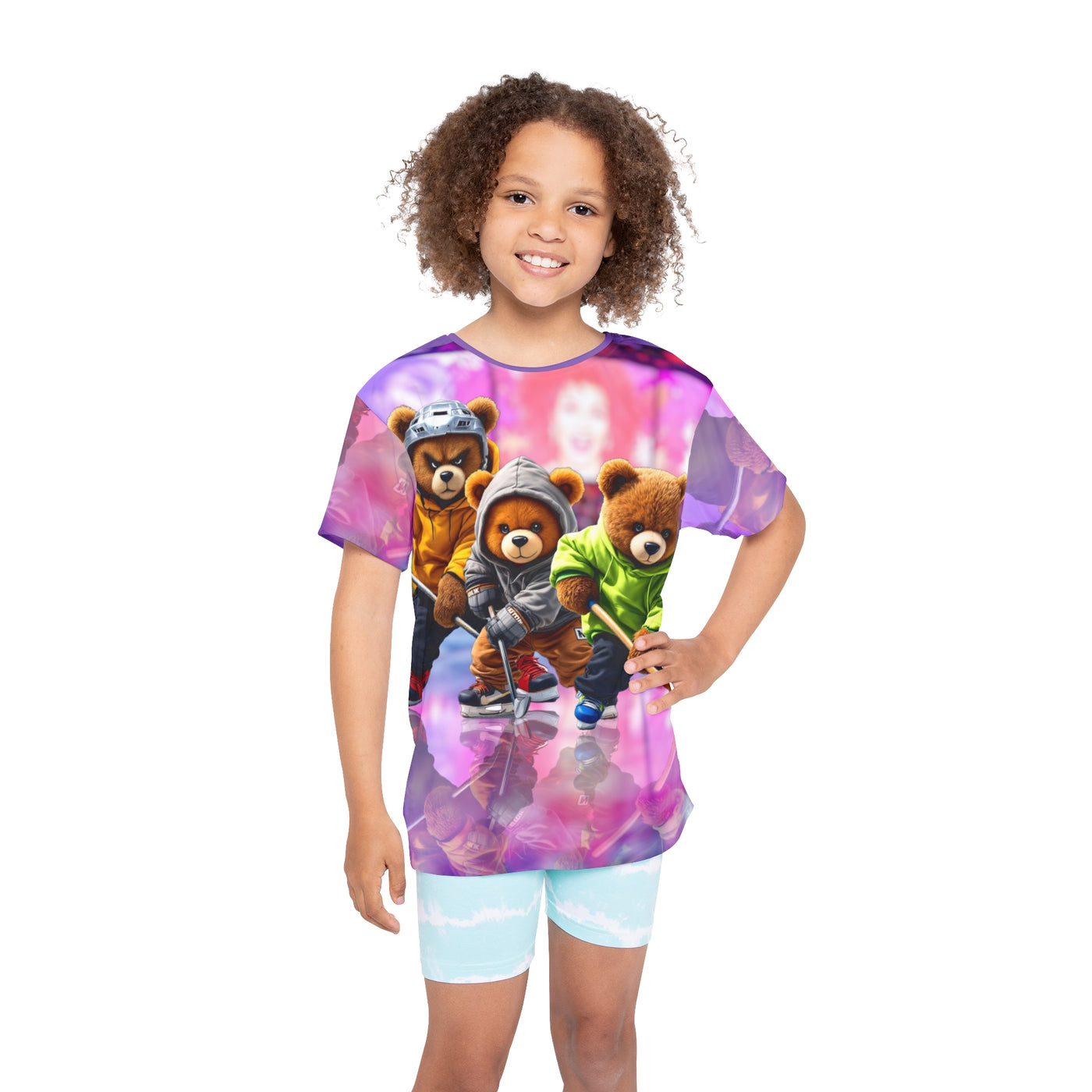 Graffiti Bears Hockey kids Tee