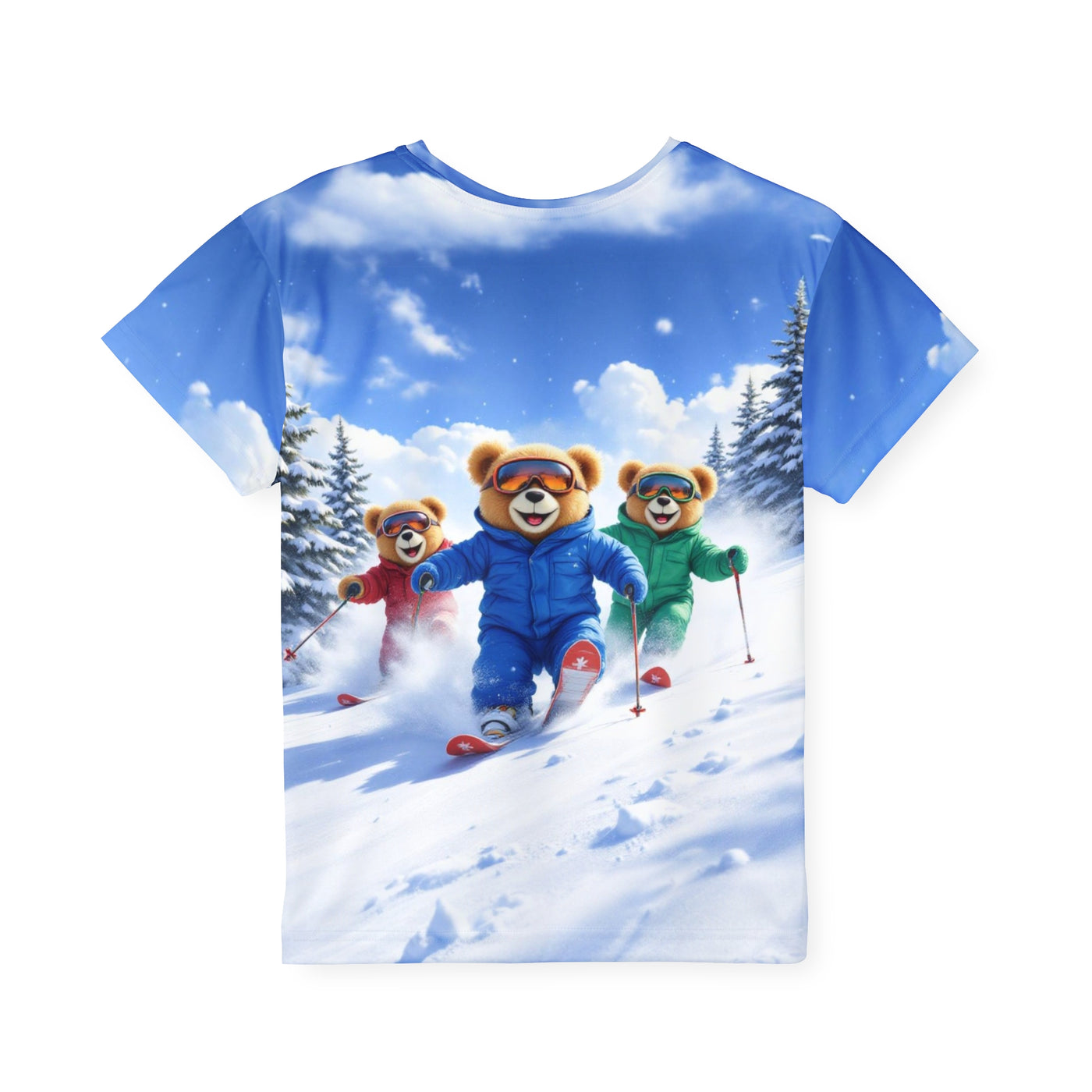 Graffiti Teds Ski Adventures kids Tee
