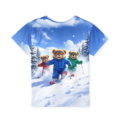Graffiti Teds Ski Adventures kids Tee