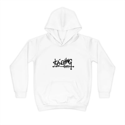 Ka-Ching Graffiti Children's Hoodie, Playful Kids Sweatshirt, Stylish Hoodie, Trendy Youth Apparel, Perfect for Gift, Streetwear Style