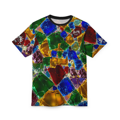 Cracked Stain Glass Unisex Tee