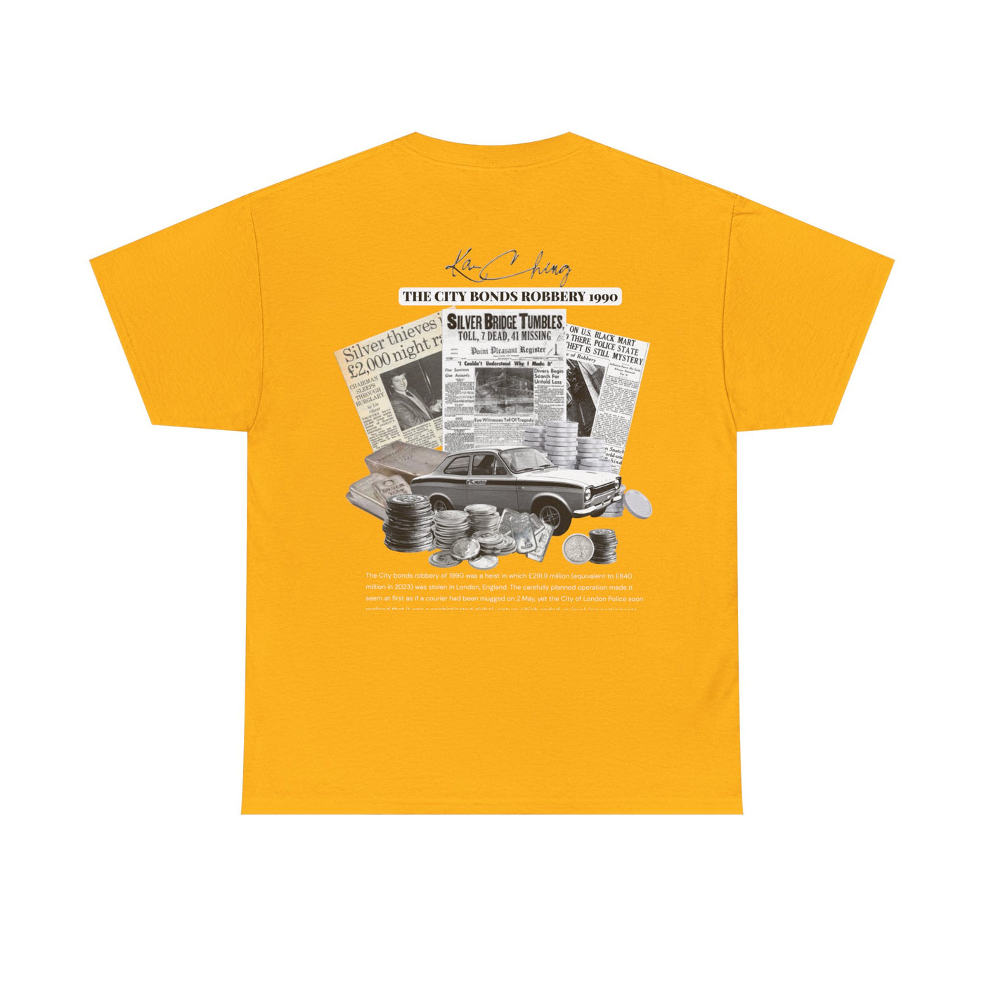 Silver Edition Tee with Retro Design