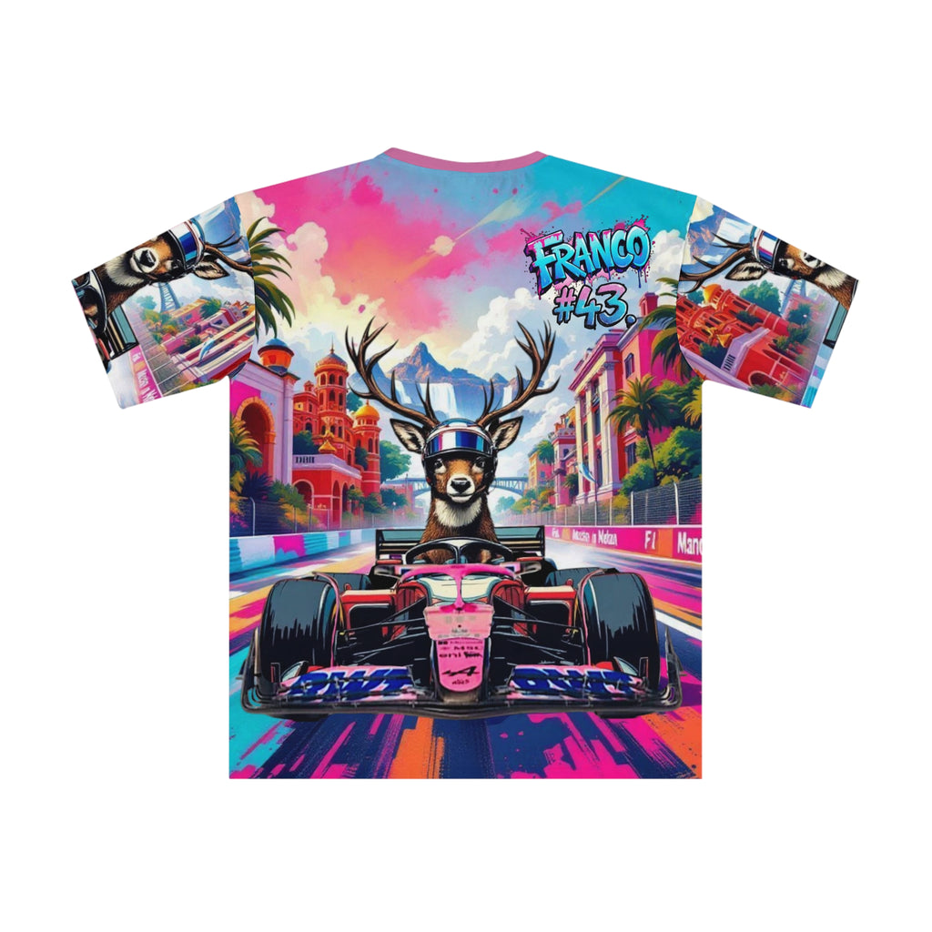 FC#43 T-Shirt - Colorful Racing Design - Perfect for Motorsport Fans
