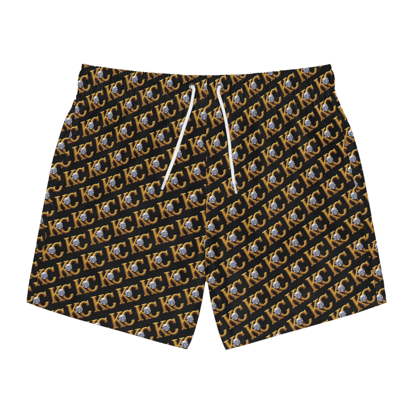 Men's KC Diamond Swim Trunks.