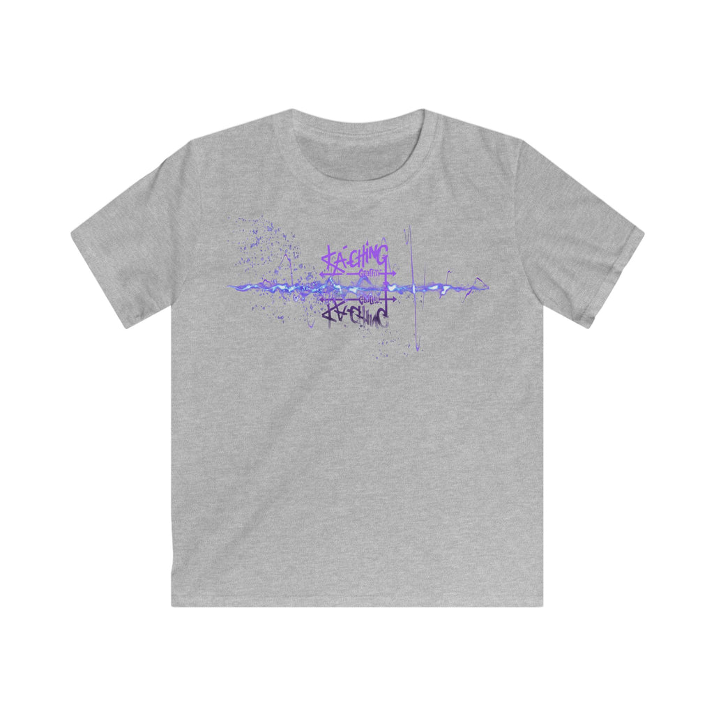 Ka-Ching Kids neon Purple Tee -