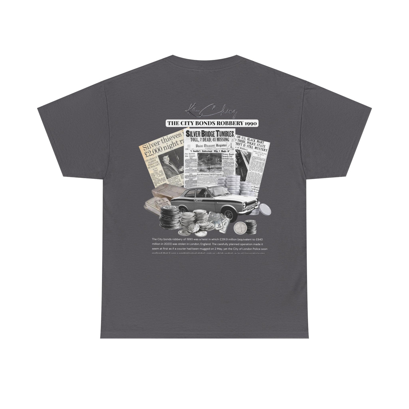 Silver Edition Tee with Retro Design