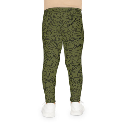Track print Army kids Leggings, Activewear, Fashionable