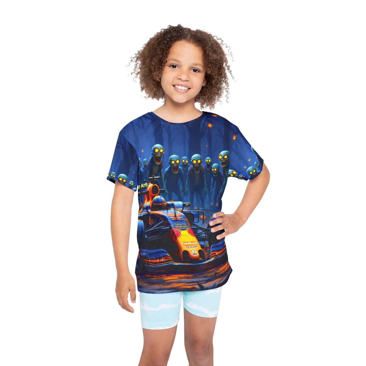 Leave the zombies behind kids Unisex Tee