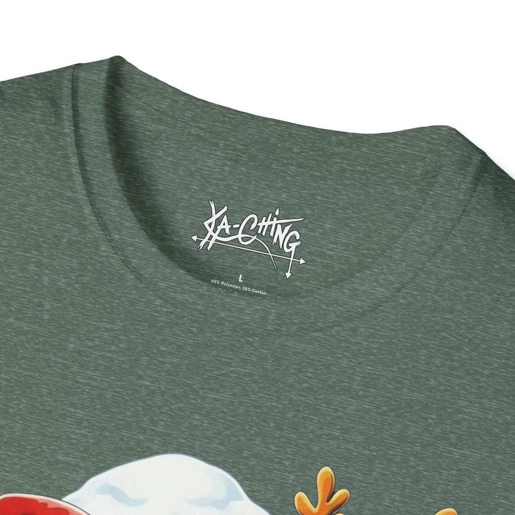 Christmas Penguins cracker Graphic Tee