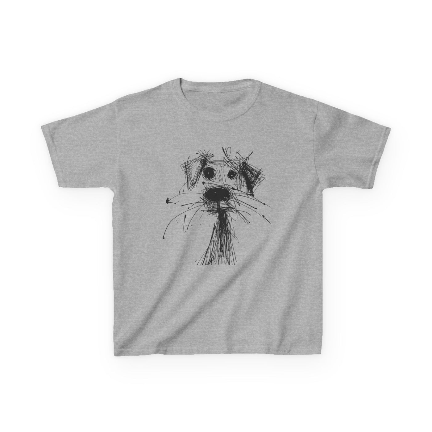 Kids Dog Sketch Tee | Adorable Pet Lover Shirt