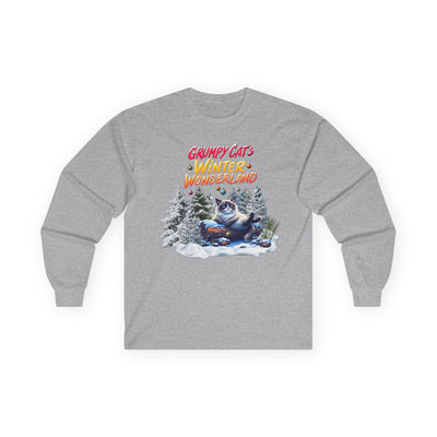 Grumpy Cat's Winter Wonderland Unisex Sleeve Tee. 1 '