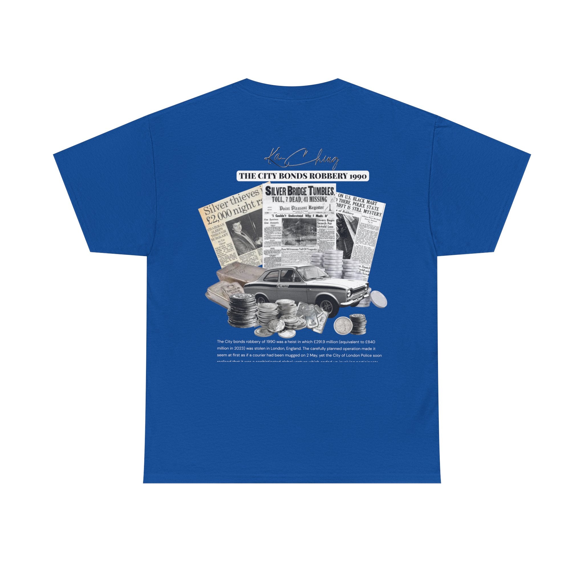 Silver Edition Tee with Retro Design