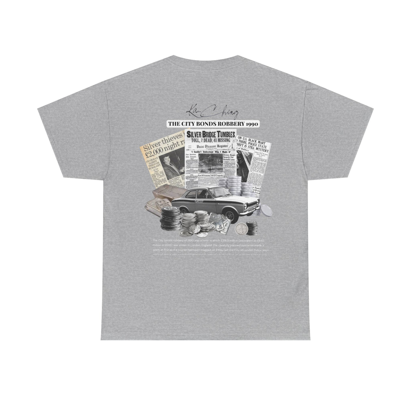 Silver Edition Tee with Retro Design