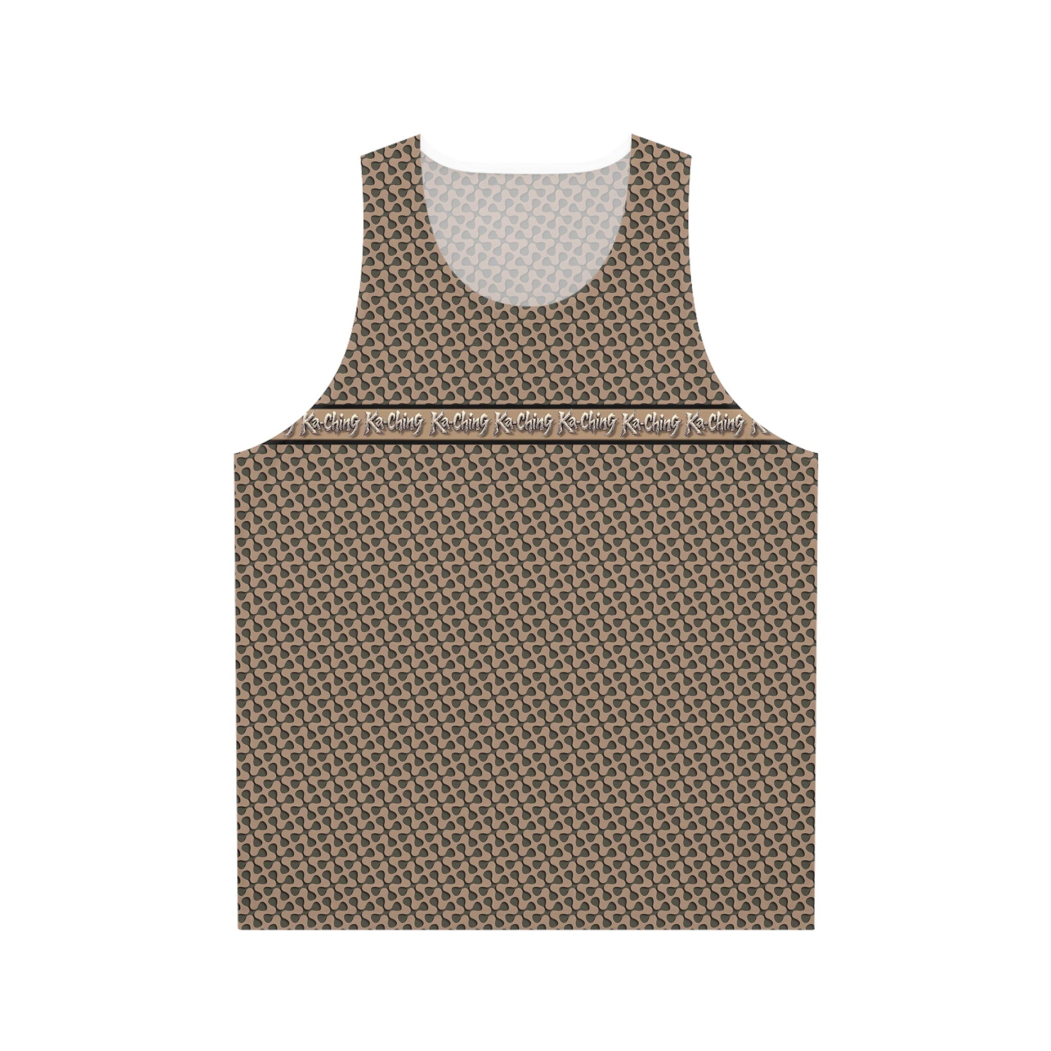 Ka-Ching designer exclusive, limited edition - Unisex Tank Top -Tan