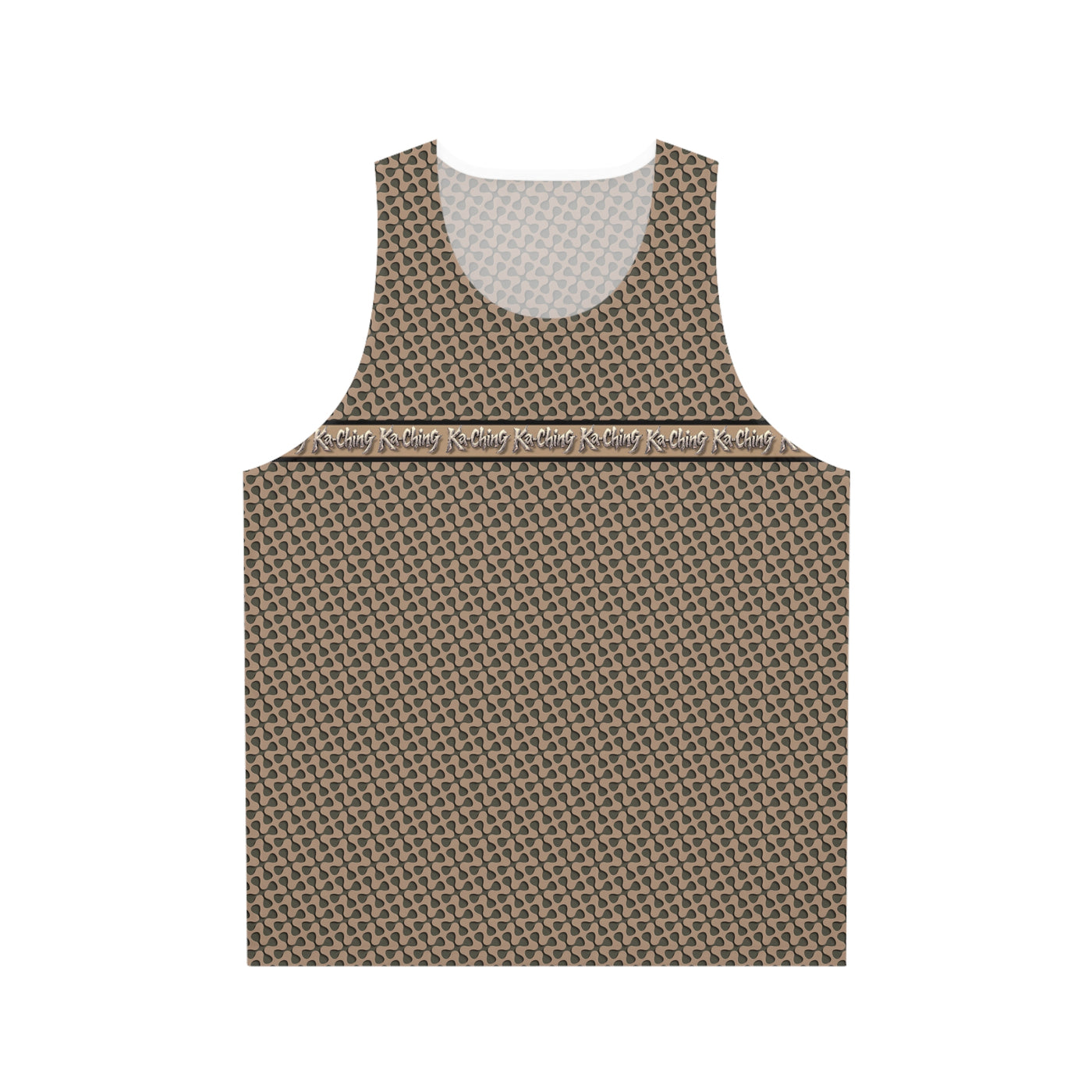 Ka-Ching designer exclusive, limited edition - Unisex Tank Top -Tan