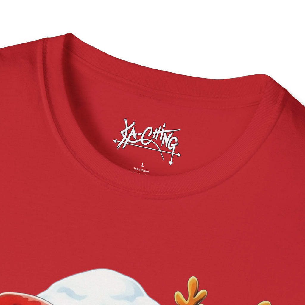 Christmas Penguins cracker Graphic Tee