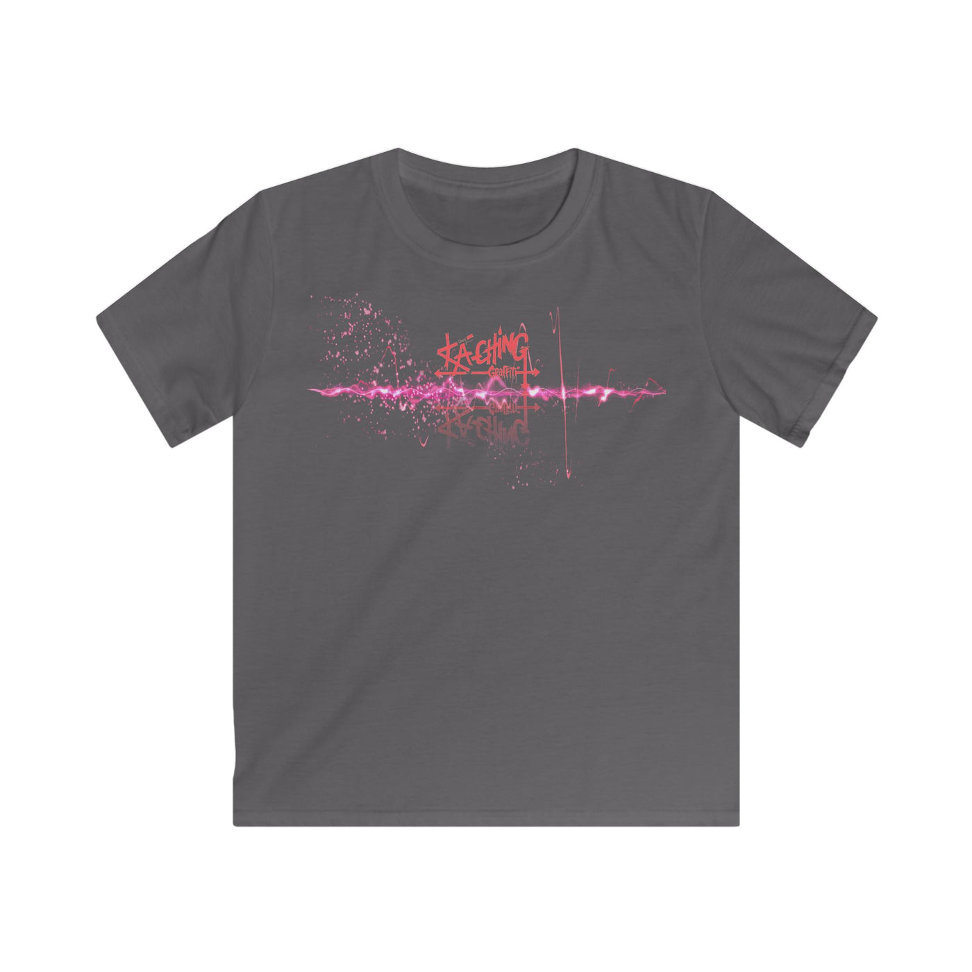 Ka-Ching Kids neon Red Tee -