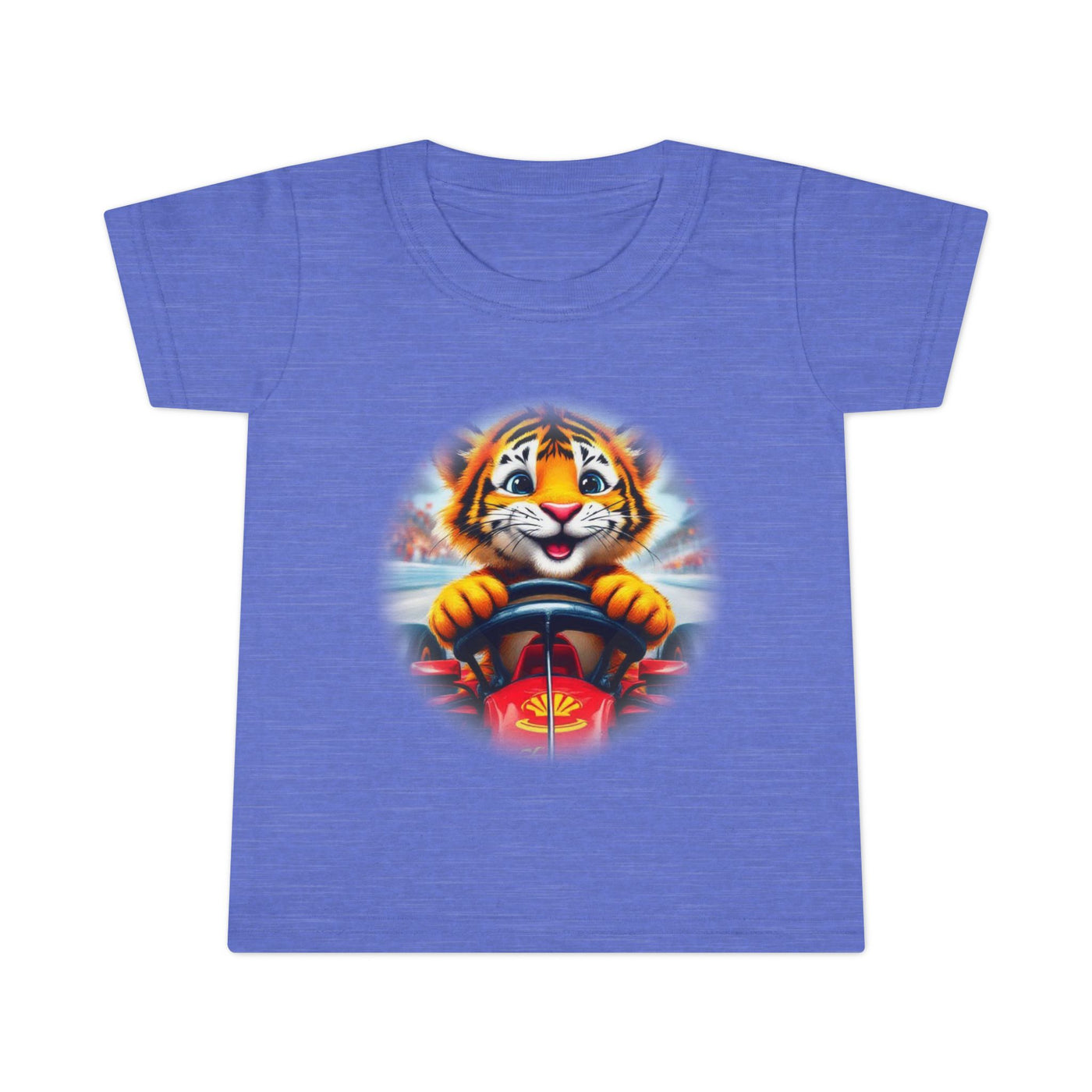 Playful Tiger Driving Toddler T-Shirt | Cute Kids Graphic Tee for Fun Adventures
