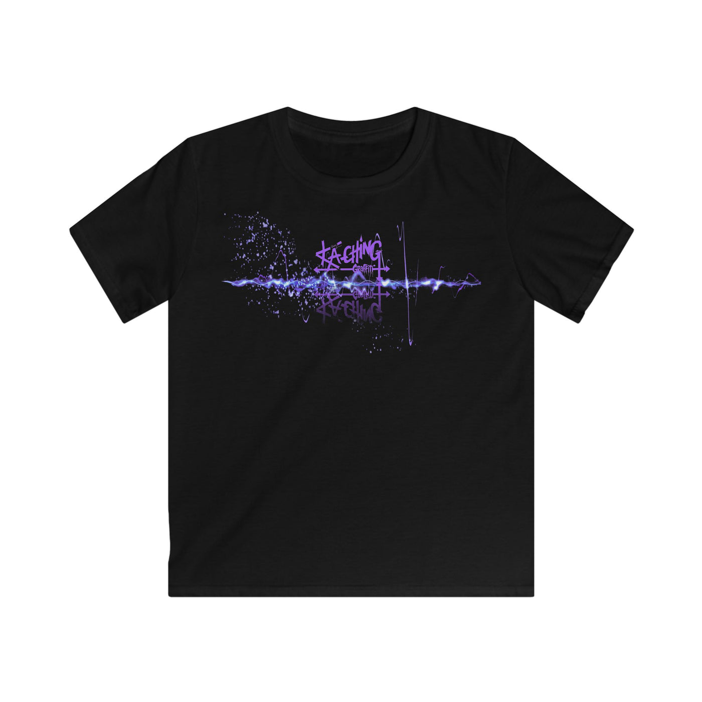 Ka-Ching Kids neon Purple Tee -